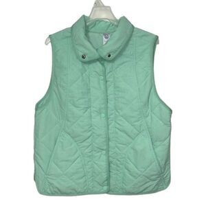 Te verde Quilted Green Lightweight
Vest(Size Small)